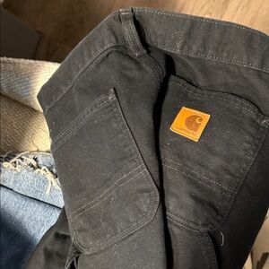 Carhartt Men's Black Relaxed Jeans 30x32